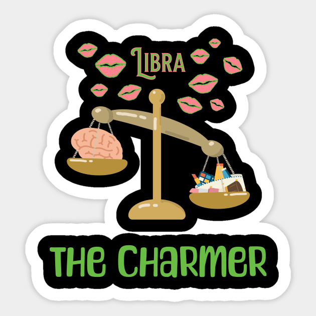 The characters of the zodiac: Libra Sticker by Ludilac